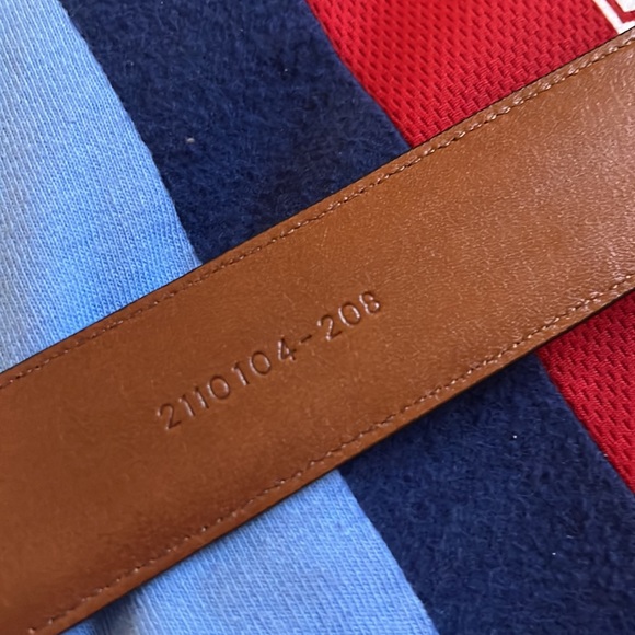 Beautiful Men’s Ralph Lauren Black Leather Belt. Croc embossed. Size 36 - Picture 5 of 7